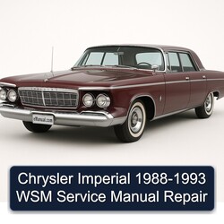 1988-1993 Chrysler Imperial WSM Service Repair Workshop Manual PDF
