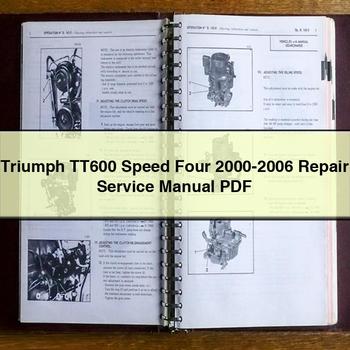 2000-2006 Triumph Speed Four TT600 Service Repair Workshop Manual PDF