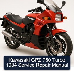 1984 Kawasaki GPZ Series 750 Turbo Service Repair Workshop Manual PDF
