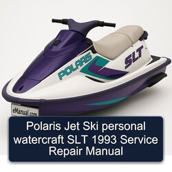 1993 Polaris Jet Ski Personal Watercraft SLT Service Repair Workshop Manual PDF