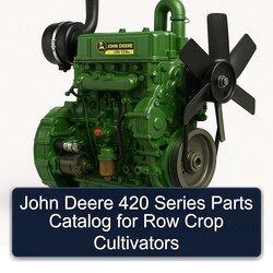 John Deere 420 Series Row Crop Cultivators Parts Catalog PDF