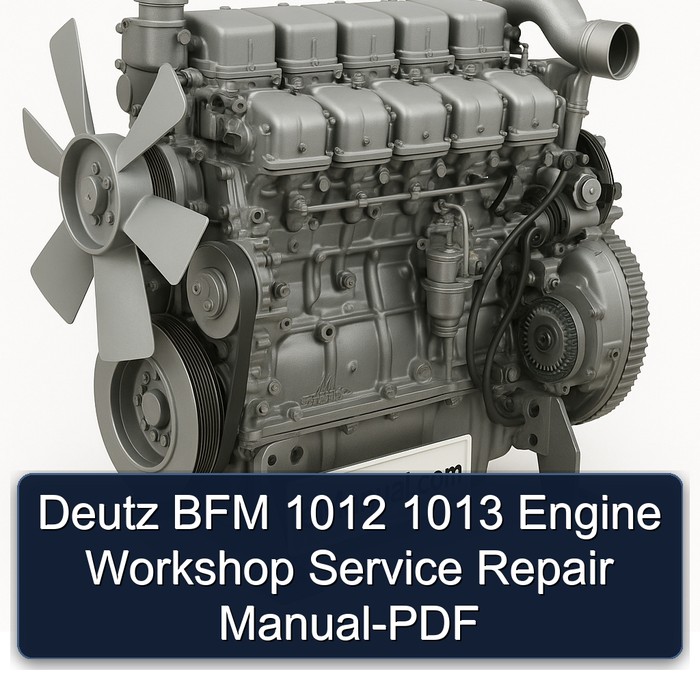 Deutz 1012 BFM 1013 Engine Service Repair Workshop Manual PDF