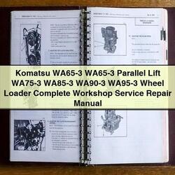 Komatsu WA65-3 Parallel Lift WA75-3 WA85-3 WA90-3 WA95-3 Wheel Loader Service Repair Workshop Manual PDF