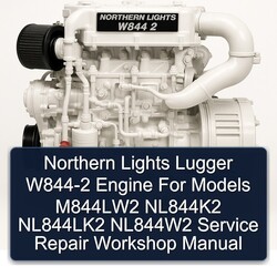Northern Lights W844 2 Lugger W844-2 Engine Models M844lw2 Nl844k2 Nl844lk2 Nl844w2 Service Repair Workshop Manual PDF