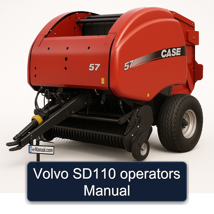 Volvo SD110 Operators Operator's Manual PDF