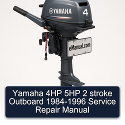 1984-1996 Yamaha 4HP 5HP 2 Stroke Outboard Service Repair Workshop Manual PDF