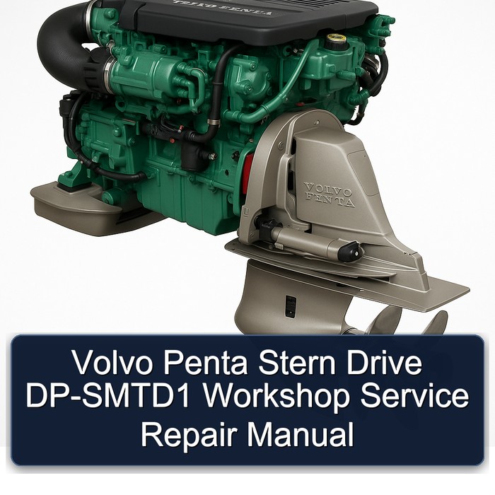 Volvo Penta Stern Drive DP-SMTD1 Service Repair Workshop Manual PDF