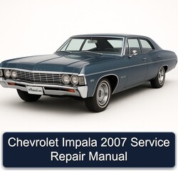 2007 Chevrolet Impala Service Repair Workshop Manual PDF