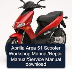 Aprilia Area 51 Scooter Service Repair Workshop Manual PDF