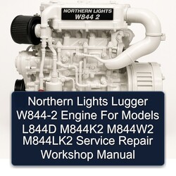 Northern Lights W844 2 Lugger W844-2 Engine Models L844D M844k2 M844w2 M844lk2 Service Repair Workshop Manual PDF