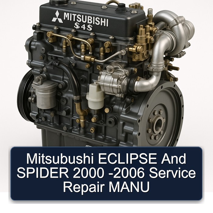 2000-2006 Mitsubishi S 4 Series Mitsubushi Eclipse Spider - Manu Service Repair Workshop Manual PDF