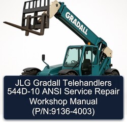JLG Gradall Telehandlers 544D-10 Ansi (p/n:9136-4003) Service Repair Workshop Manual PDF