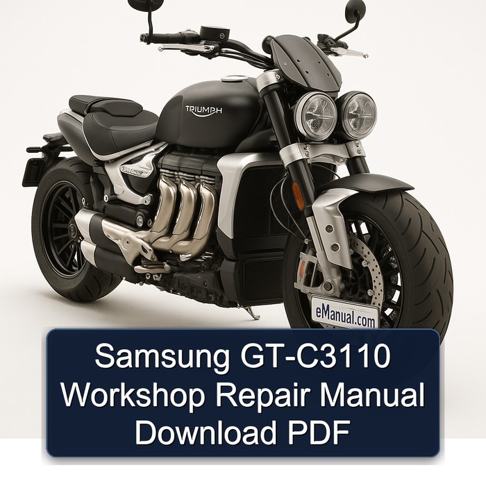 Yamaha GT Samsung -c3110 Service Repair Workshop Manual PDF