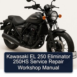 Kawasaki Eliminator EL 250 250HS Service Repair Workshop Manual PDF