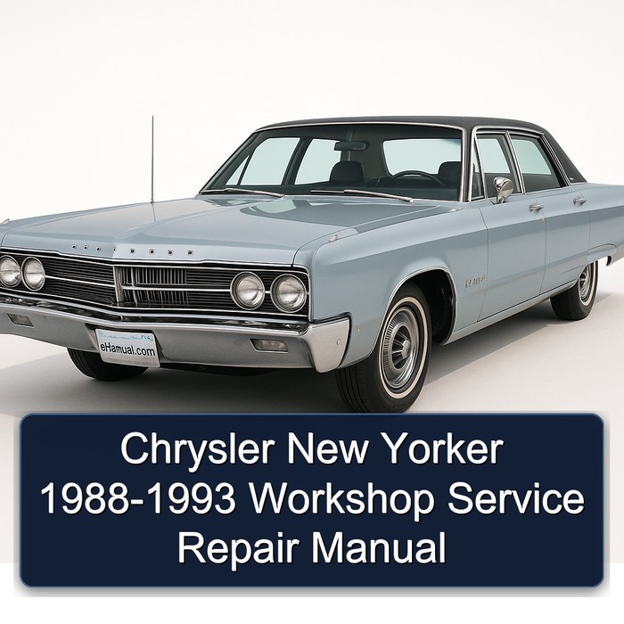 1988-1993 Chrysler New Yorker Service Repair Workshop Manual PDF