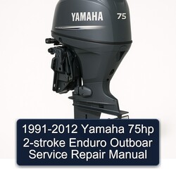 1991-2012 Yamaha 75HP 2-stroke Enduro Outboar Service Repair Workshop Manual PDF