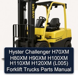 Hyster Challenger H70XM H80XM H90XM H100XM H110XM H120XM (L005) Forklift Trucks Parts Catalog PDF