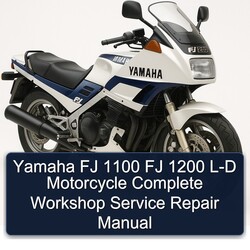 Yamaha FJ Models 1100 1200 L-D Motorcycle Service Repair Workshop Manual PDF