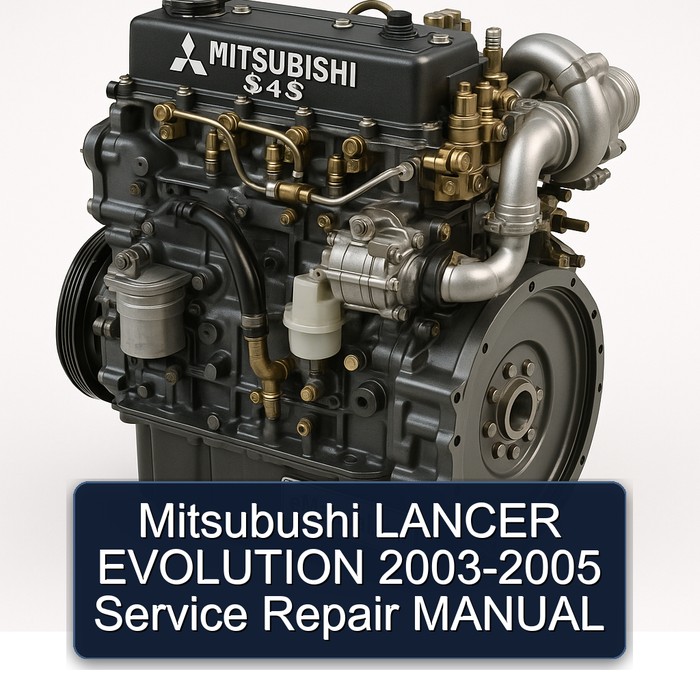 2003-2005 Mitsubishi S 4 Series Mitsubushi Lancer Evolution Service Repair Workshop Manual PDF