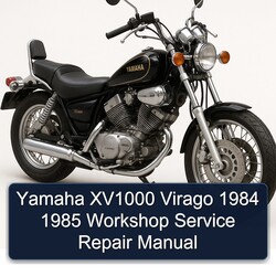 1984-1985 Yamaha Virago XV1000 Service Repair Workshop Manual PDF