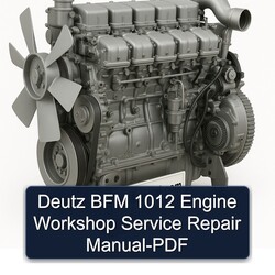 Deutz 1012 BFM Engine Service Repair Workshop Manual PDF