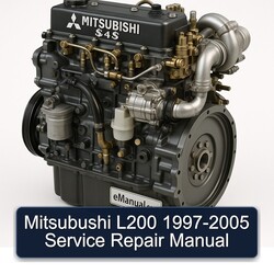 1997-2005 Mitsubishi S 4 Series Mitsubushi L200 Service Repair Workshop Manual PDF