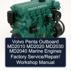 Volvo Penta Outboard MD2010 MD2020 MD2030 MD2040 Marine Engines / Service Repair Workshop Manual PDF