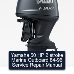 1984-1996 Yamaha 50 HP 2 Stroke Marine Outboard Service Repair Workshop Manual PDF