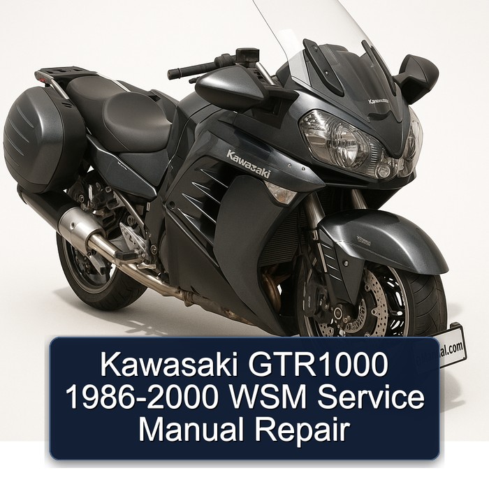 1986-2000 Kawasaki GTR Series GTR1000 - WSM Service Repair Workshop Manual PDF