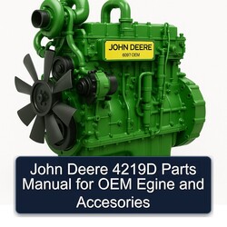 John Deere 4219D Parts Egine Accesories Catalog PDF