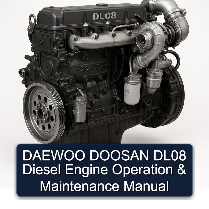 Daewoo Doosan DL08 Diesel Engine Operation Service Repair Workshop Manual PDF