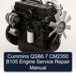 Cummins ISB / Isbe QSB Series Qsb6.7 CM2350 B105 Engine Service Repair Workshop Manual PDF