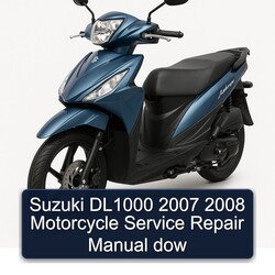 2007-2008 Suzuki DL1000 Motorcycle Dow Service Repair Workshop Manual PDF