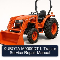 Kubota M9000dt-l Tractor Service Repair Workshop Manual PDF