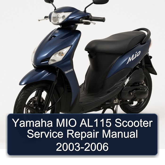 2003-2006 Yamaha MIO AL115 Scooter Service Repair Workshop Manual PDF