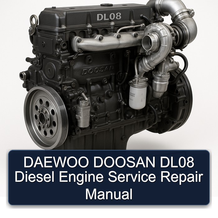 Daewoo Doosan DL08 Diesel Engine Service Repair Workshop Manual PDF