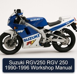 1990-1996 Suzuki RGV250 RGV 250 Service Repair Workshop Manual PDF