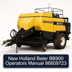 New Holland Baler BB900 Operators 86609723 Operator's Manual PDF