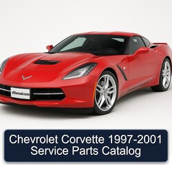 1997-2001 Chevrolet Corvette Parts Catalog PDF