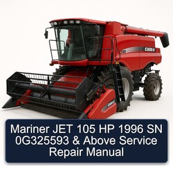 1996 Mariner JET 105 HP SN 0g325593 Above Service Repair Workshop Manual PDF