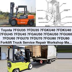 Toyota 7FGU35-7FDU80 Forklift Truck Service Repair Workshop Manual PDF