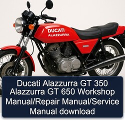 Ducati Alazzurra GT 350 650 Service Repair Workshop Manual PDF