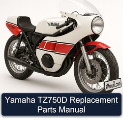 Yamaha TZ750D Replacement Parts Catalog PDF