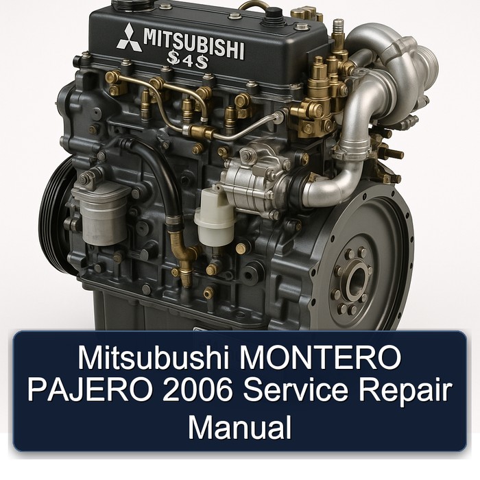 2006 Mitsubishi S 4 Series Mitsubushi Montero Pajero Service Repair Workshop Manual PDF