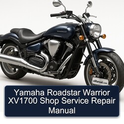 Yamaha Roadstar Warrior XV1700 Shop Manual de servicio y reparación 