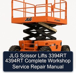 JLG Scissor Lifts 3394RT 4394RT Service Repair Workshop Manual PDF