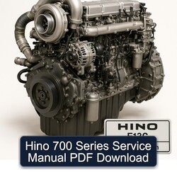 Hino E13C 700 Series Service Repair Workshop Manual PDF