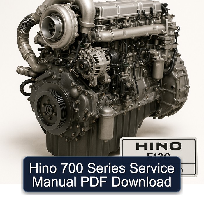 Hino E13C 700 Series Service Repair Workshop Manual PDF