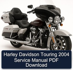 2004 Harley Davidson Touring Service Repair Workshop Manual PDF
