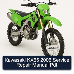 2006 Kawasaki KX Series KX65 Service Repair Workshop Manual PDF